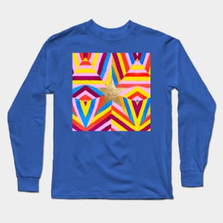 Bright Rainbow Stars Long Sleeve T-Shirt